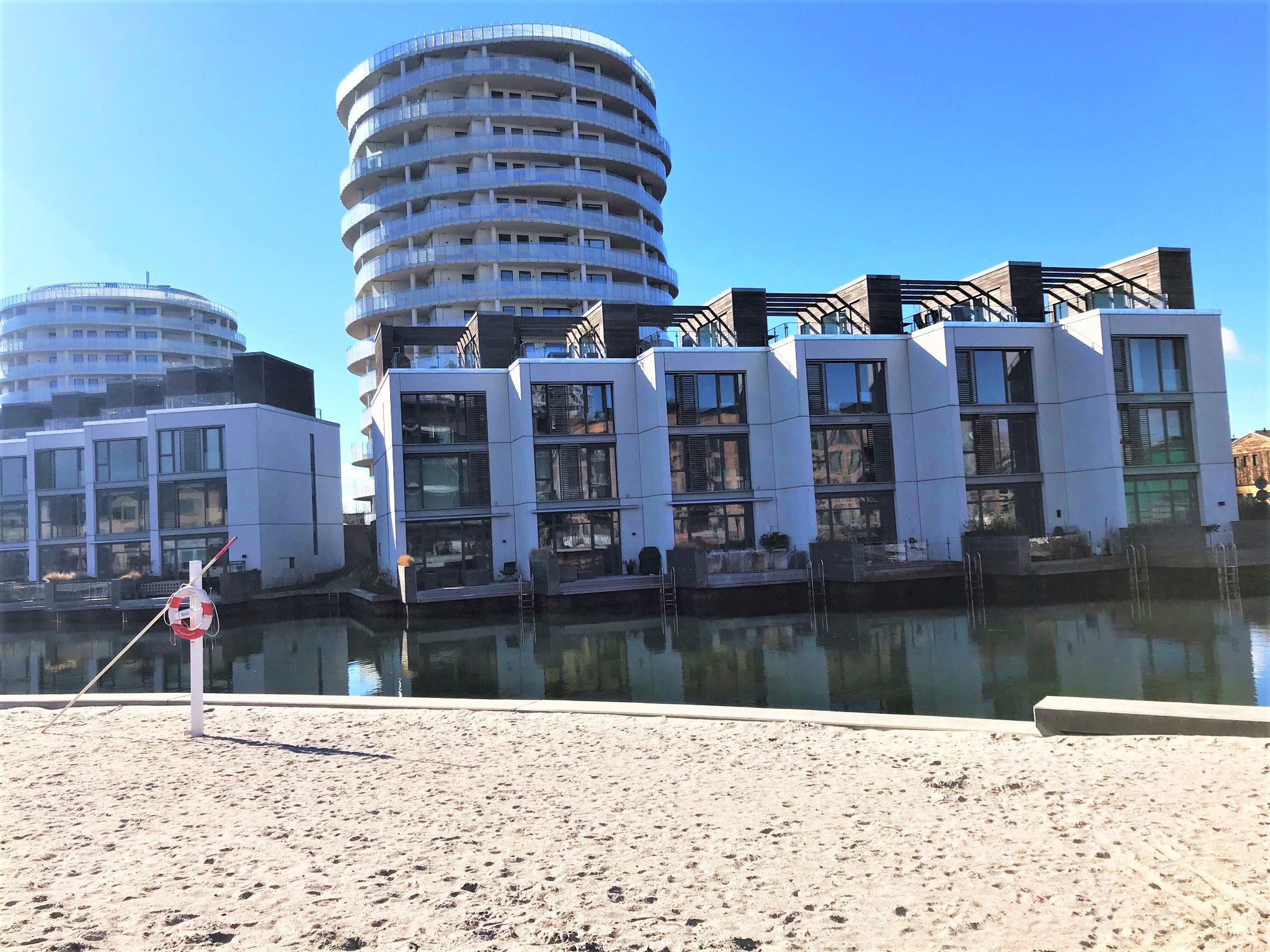 Havnevigen Beach, Island Brygge, Copenhague, Danemark